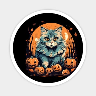 Siberian Cat Halloween, Cat Lover Magnet